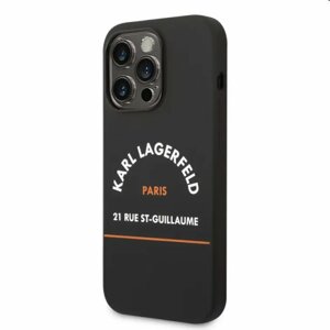 Puzdro Karl Lagerfeld Rue St Guillaume pre Apple iPhone 14 Pro Max, čierne 57983111432
