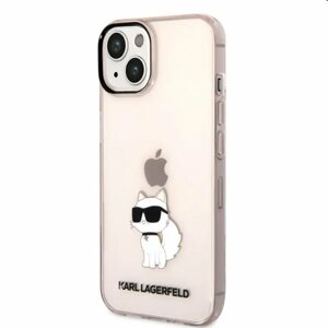Puzdro Karl Lagerfeld IML Choupette NFT pre Apple iPhone 14, ružové 57983112430
