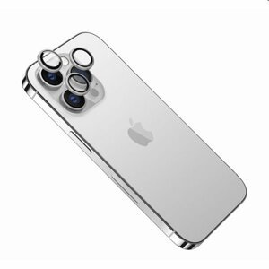 FIXED Ochranné sklá šošoviek fotoaparátov pre Apple iPhone 11/12/12 mini, strieborné FIXGC2-558-SL