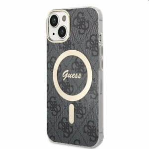 Puzdro Guess 4G IML MagSafe for Apple iPhone 13, čierne 57983114235