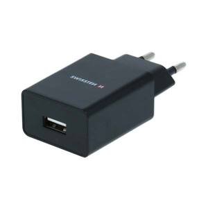 Swissten sieťový adaptér Smart IC 1x USB 1A Power s dátovým káblom USB/Lightning 1,2 M, čierne 22068000