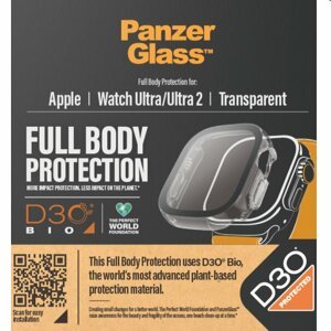 Tvrdené sklo Full Body D3O PanzerGlass pre Apple Watch Ultra/Ultra 2, clear