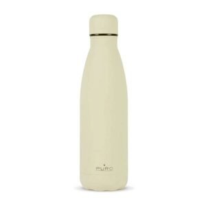 PURO Thermos Bottle ICON 500 ml, beige - OPENBOX (Rozbalený tovar s plnou zárukou)
