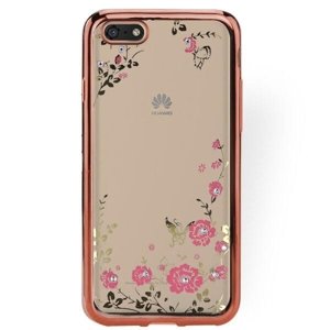 FORCELL BLOOM TPU obal Huawei Y5 2018 ružový