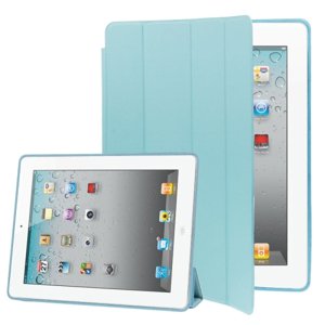 20539
LEATHER Zaklápací obal Apple iPad 2 / 3 / 4 modrý