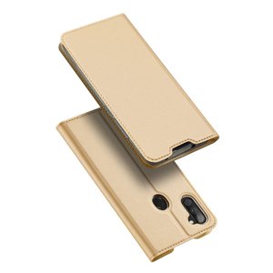 DUX Peňaženkový obal Samsung Galaxy A11 / M11 zlatý