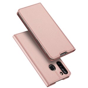 DUX Peňaženkový obal Samsung Galaxy A21 ružový