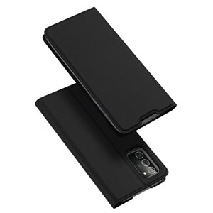 DUX Peňaženkový kryt  Samsung Galaxy Note 20 čierny