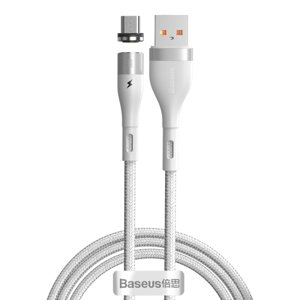 REMAX BASEUS  Magnetický kábel micro USB biely