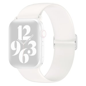 33460
ELASTIC Remienok Apple Watch 7 (45mm) / 6 / SE / 5 / 4 (44mm) / 3 / 2 / 1 (42mm) biely