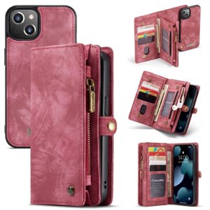 34595
WALLET Ochranný kryt s peňaženkou 2v1 pre Apple iPhone 13 červený