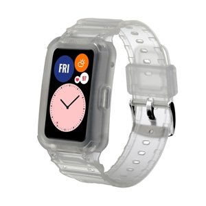 45664
GLACIER Ochranné puzdro s remienkom Huawei Watch Fit / Honor Watch ES priehľadné