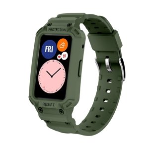 45665
GLACIER Ochranné puzdro s remienkom Huawei Watch Fit / Honor Watch ES zelené