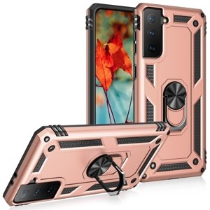 45712
RING Obal s držiakom pre Samsung Galaxy S21 5G ružový